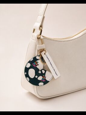 Luxury Keychain Charm Lulu Forrest Green Color